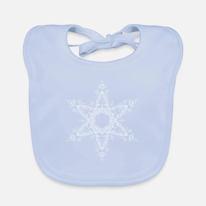 Fleurs Mandala Bavoir bio Bébé