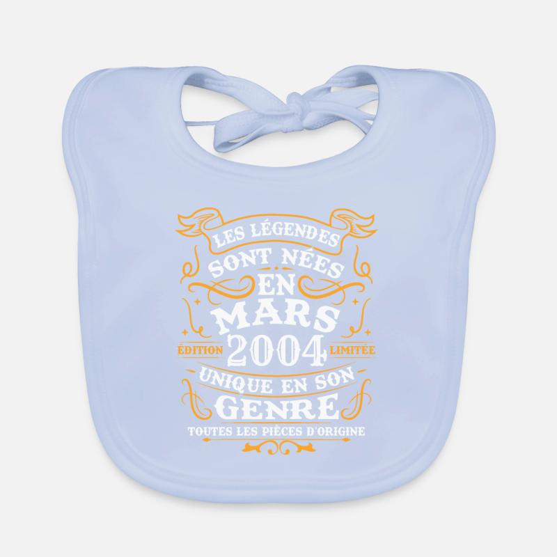 Vintage Mars 2004 Cadeau Anniversaire Rétro Bavoir bio Bébé