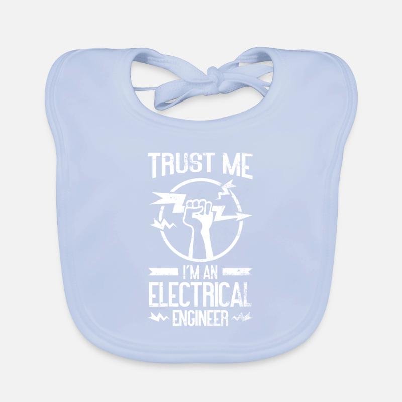 Trust me, I am electrical engineer design Organic Baby Bibs