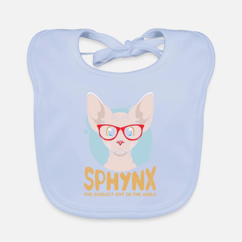 Sphynx Le chat le plus cool du monde pour Sphynx Cat Bavoir bio Bébé