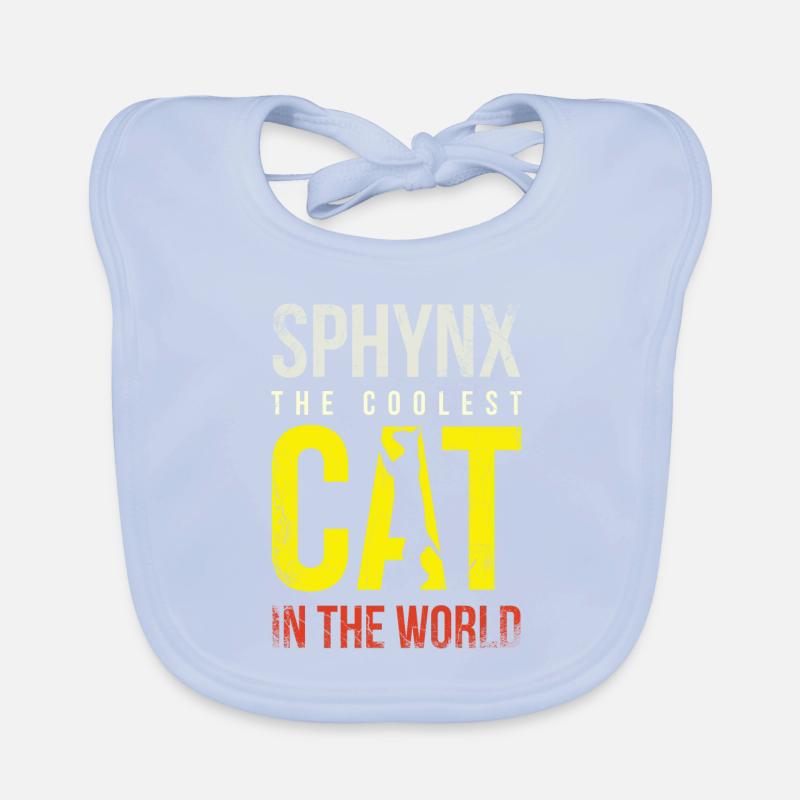 Sphynx Le chat le plus cool du monde pour Sphynx Cat Bavoir bio Bébé