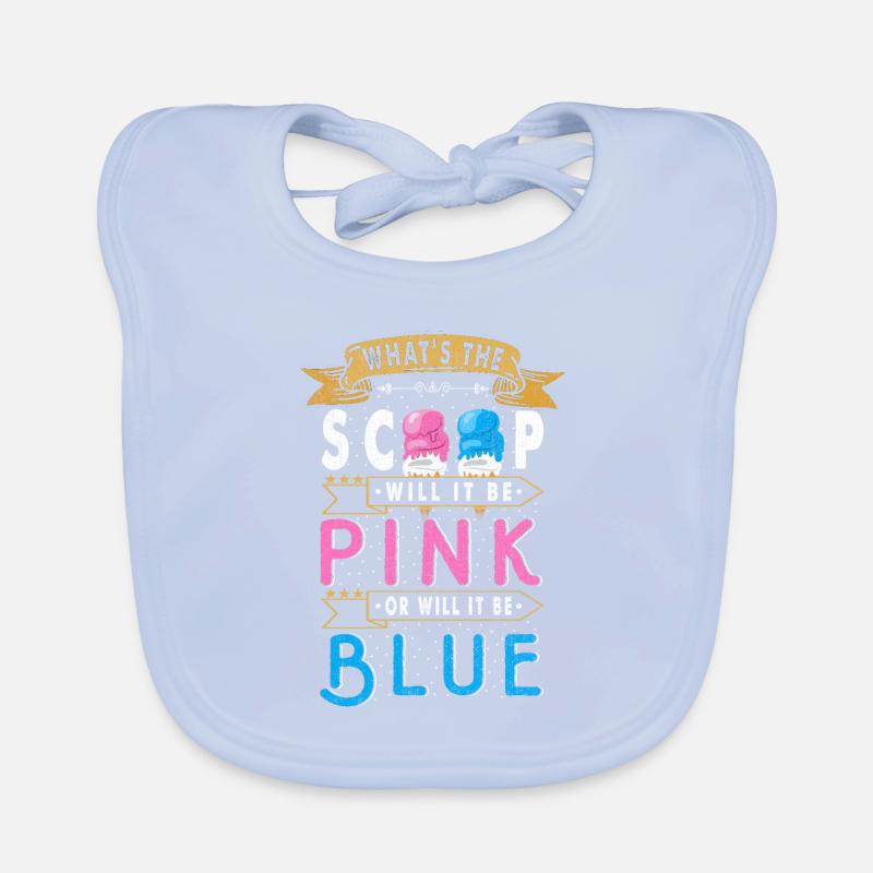 Was Ist Der Knüller, Wird Es Rosa Oder Für Baby Bio-Lätzchen