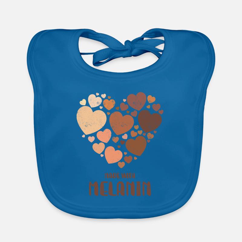 Made with Melanin For Pride African American Organic Baby Bibs