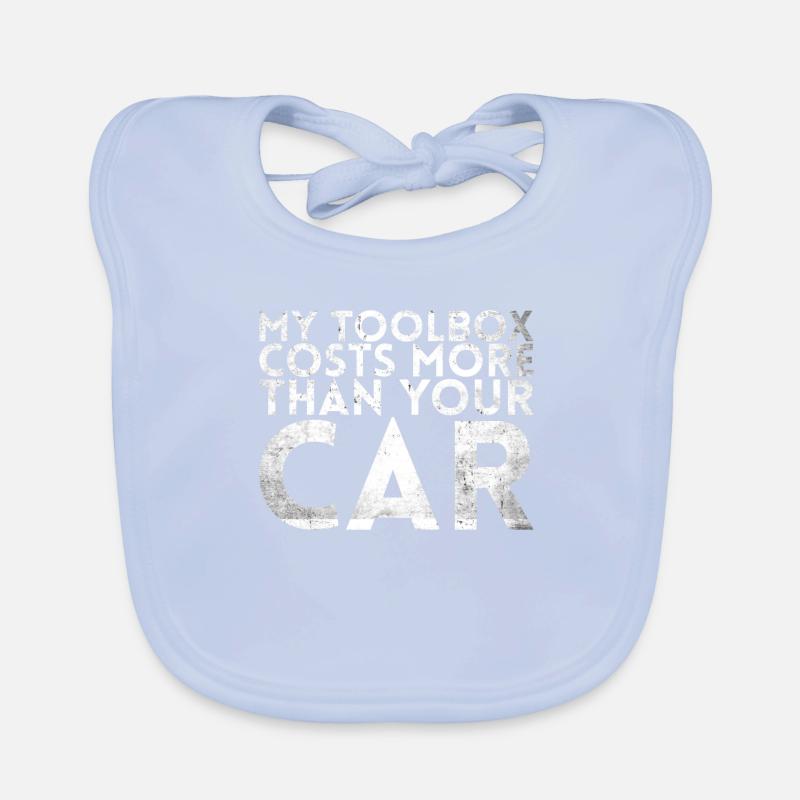 My Toolbox coûte plus cher que la conception de votre voiture pour Bavoir bio Bébé