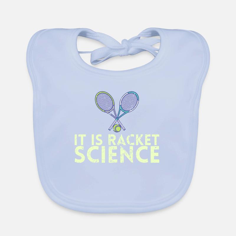 C’est la conception de la science de la raquette pour les joueurs de tennis Bavoir bio Bébé