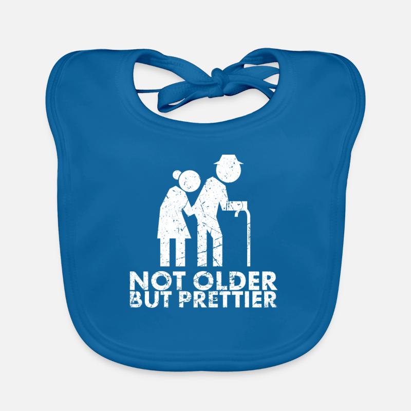 Not Older, But Prettier For Old Age Organic Baby Bibs