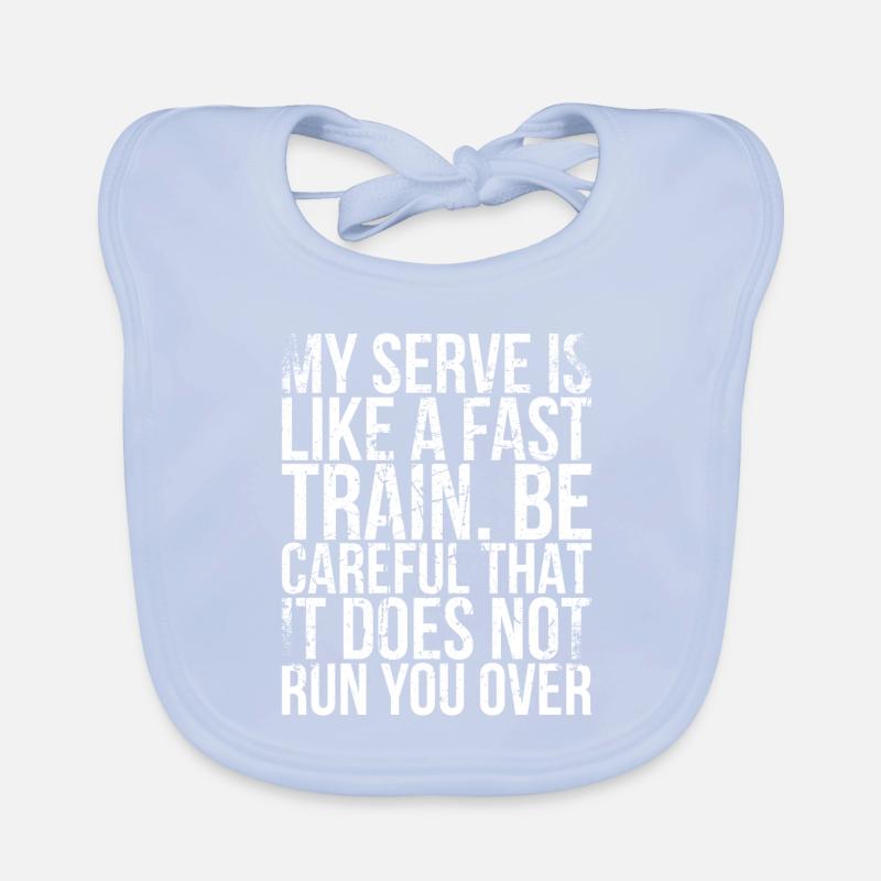 Mon service est comme un train express Bavoir bio Bébé