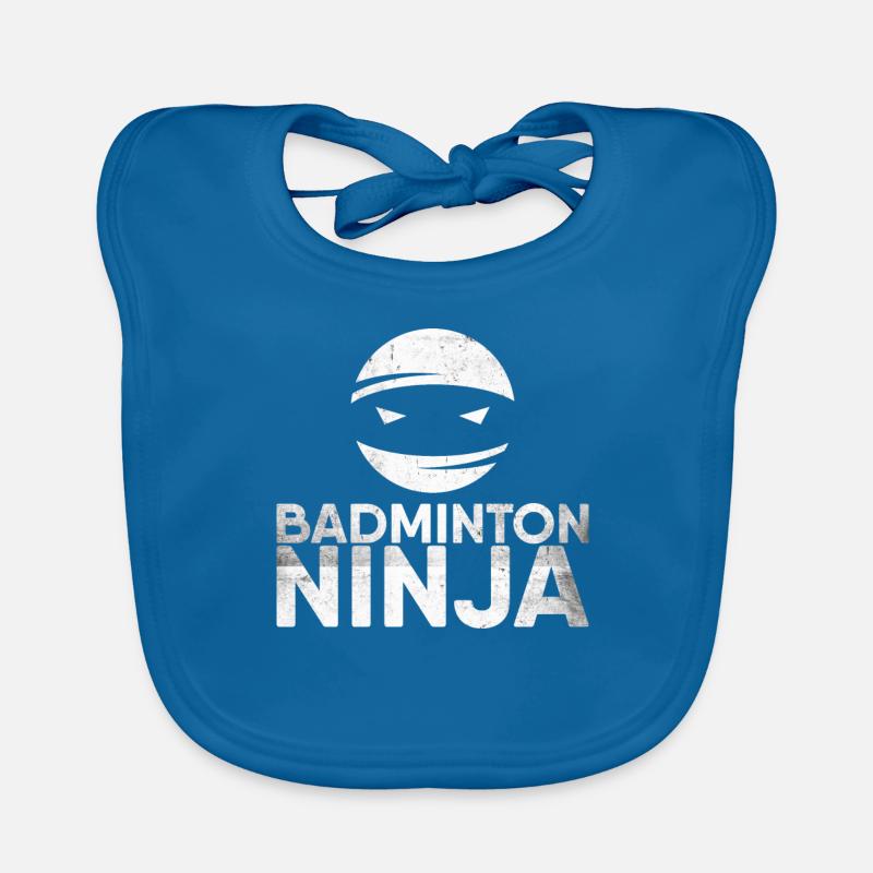 Badminton Ninja pour les joueurs de badminton ou Bavoir bio Bébé