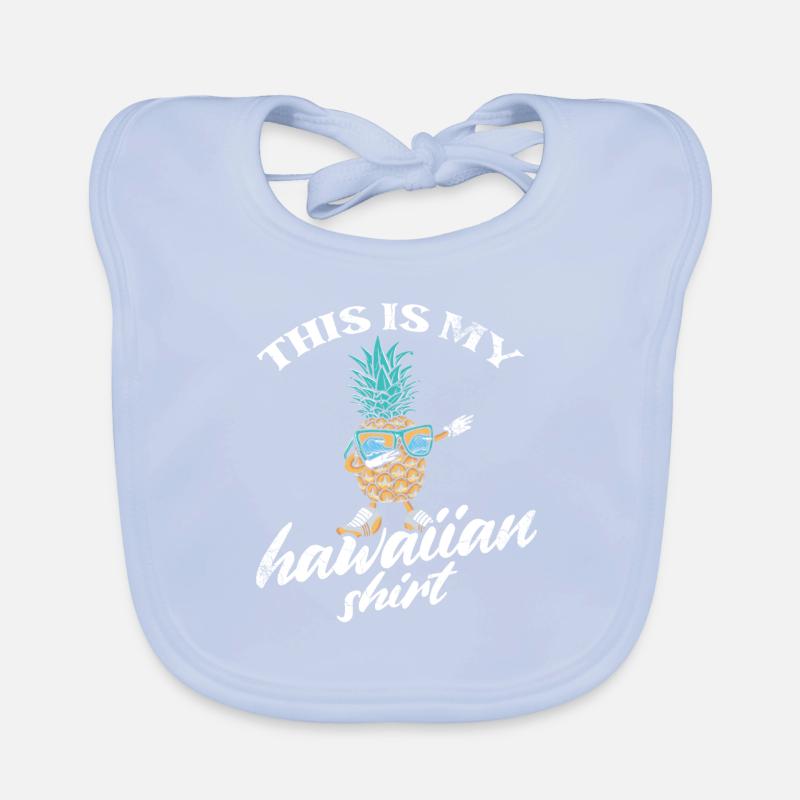 Ceci est mon design de chemise hawaïenne pour Bavoir bio Bébé