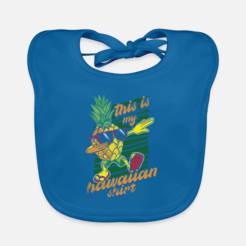 Ceci est mon design de chemise hawaïenne pour Bavoir bio Bébé