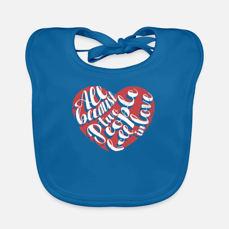 All because two people join the bride Organic Baby Bibs