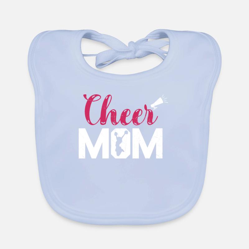 Cheer Mom Design For Cheerleaders Cheer Organic Baby Bibs