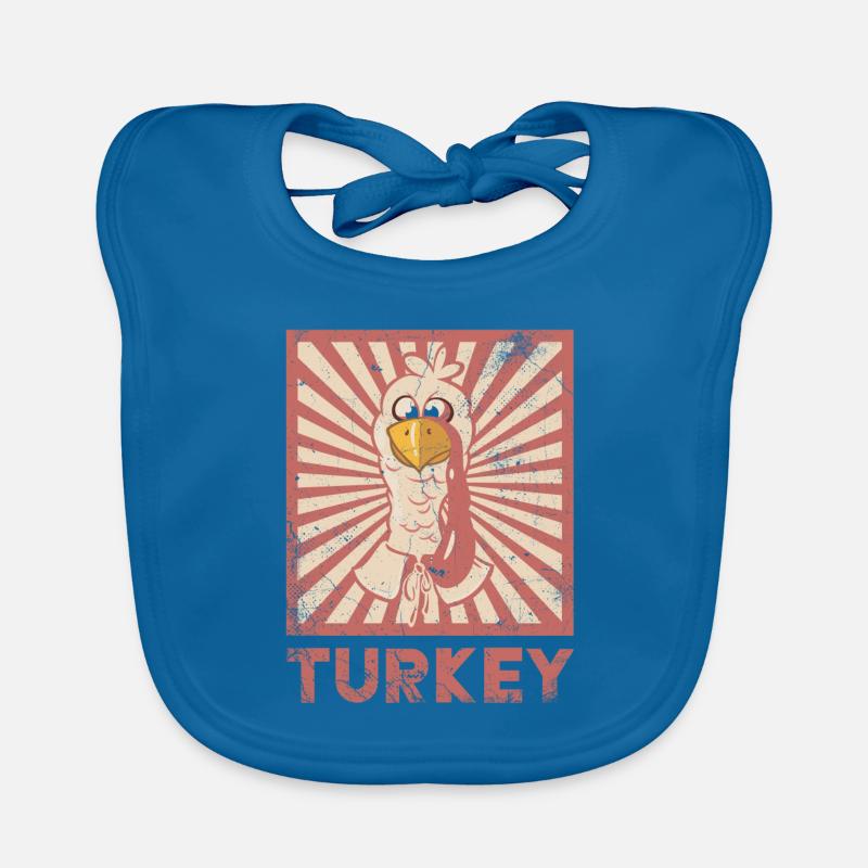 Turkey Organic Baby Bibs