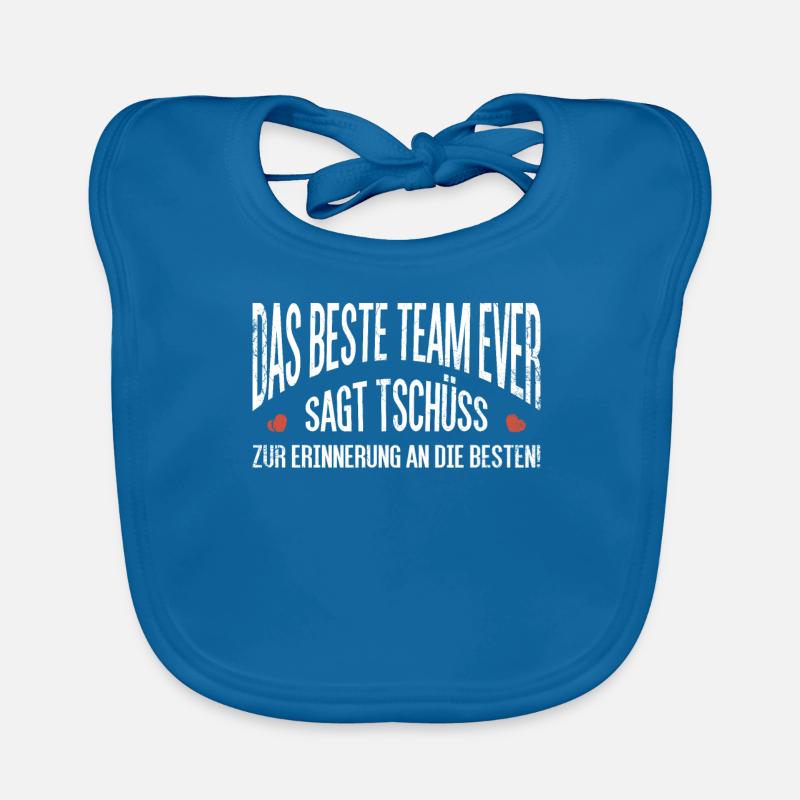 Tschüss vom Team, Abschied Baby Bio-Lätzchen