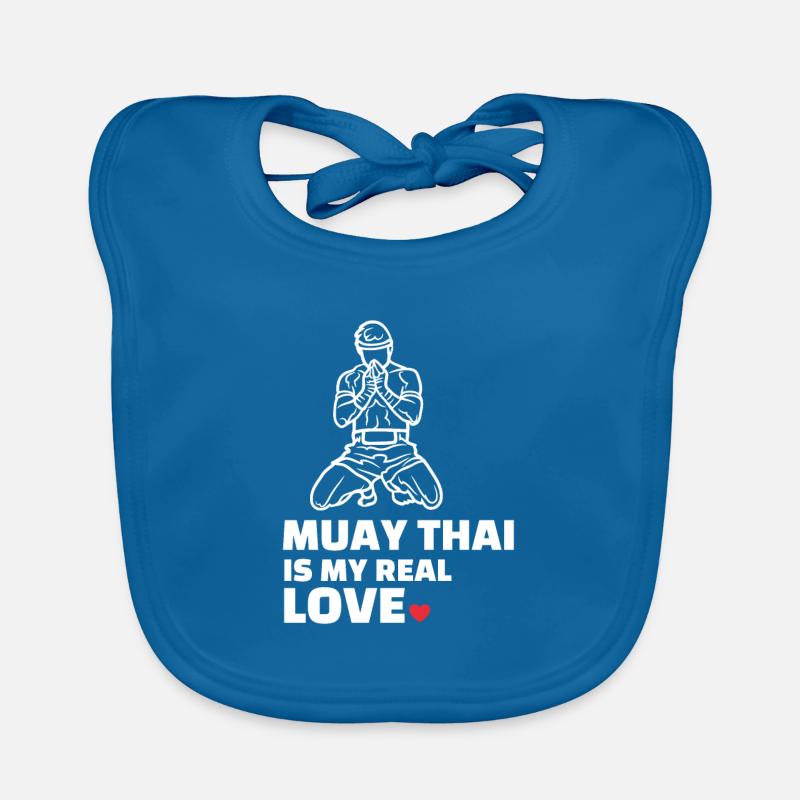 Ich Liebe Muay Thai Baby Bio-Lätzchen