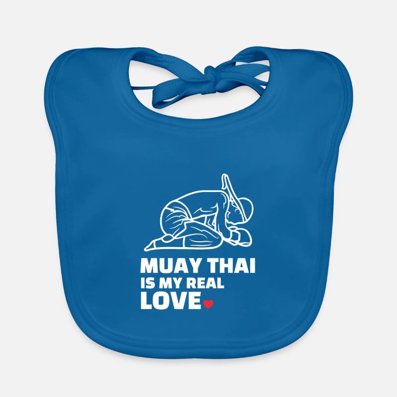Ich Liebe Muay Thai Baby Bio-Lätzchen
