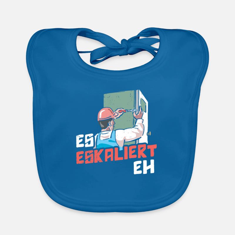 Es Eskaliert Eh Handwerker Baby Bio-Lätzchen