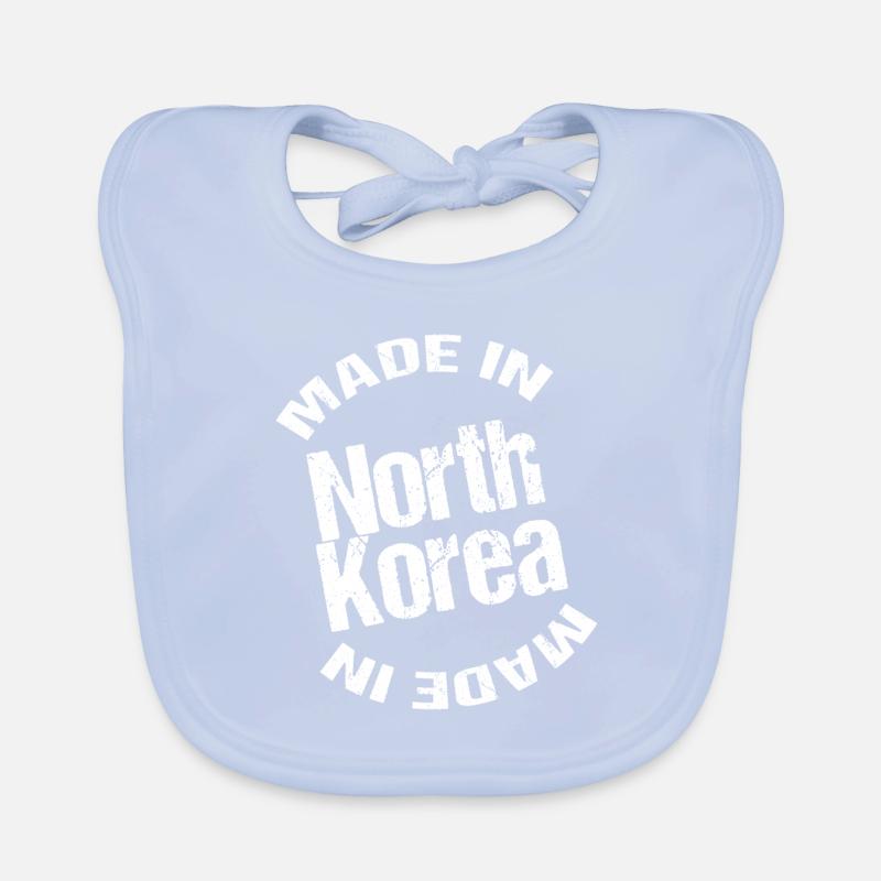 Made in North Korea blc Bavoir bio Bébé