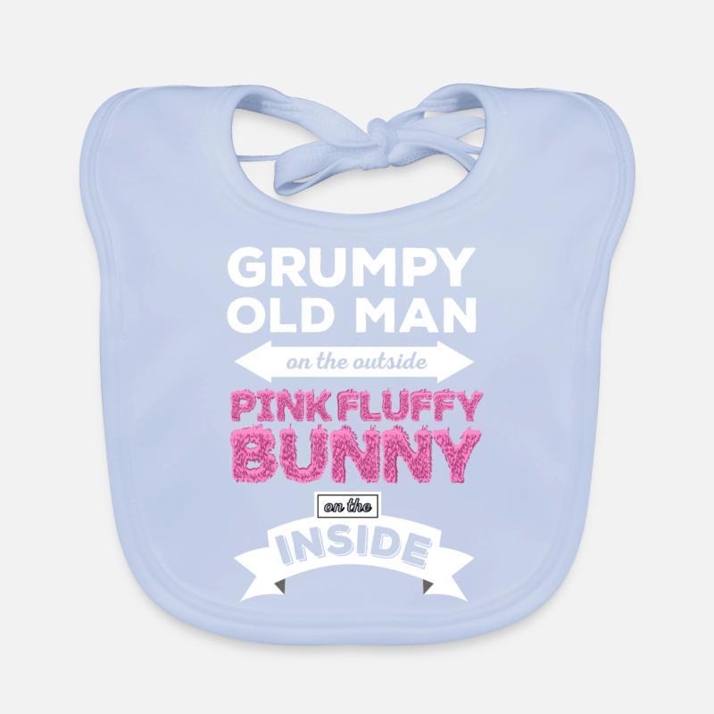 Grumpy Rose Fluffy Lapin Bavoir bio Bébé