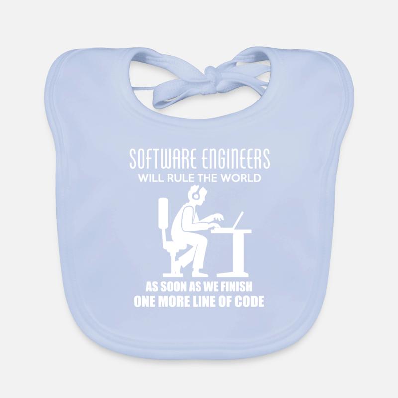 Entwickler Programmier Software Beruf Geschenk Baby Bio-Lätzchen