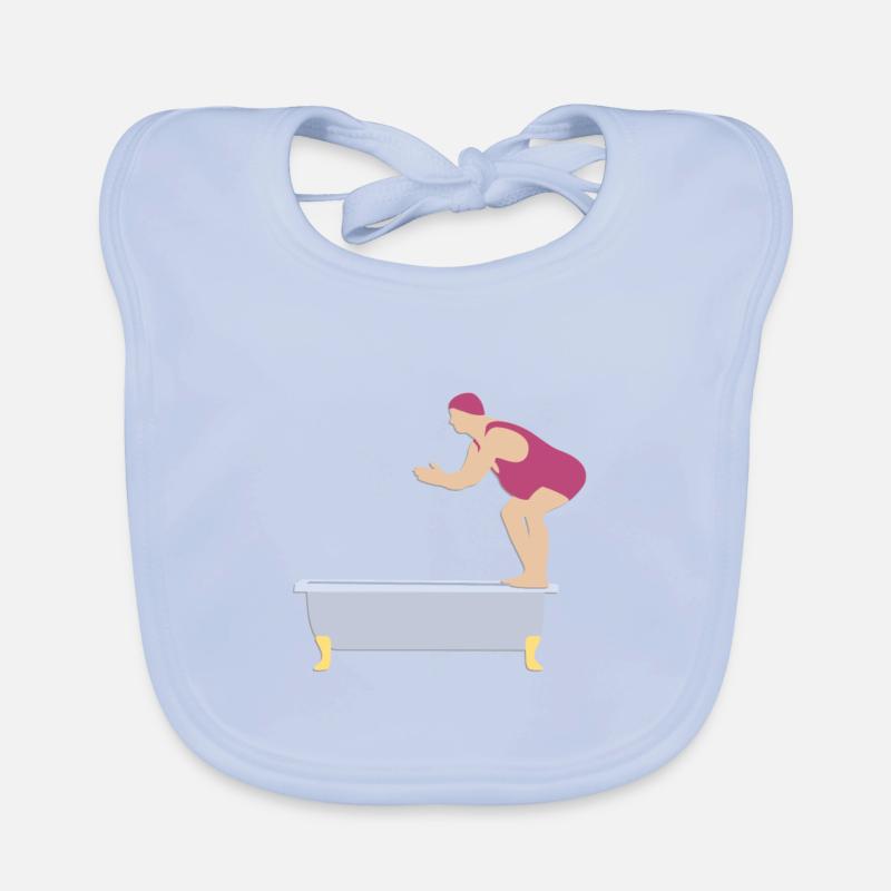 plongeurs de bain Bavoir bio Bébé