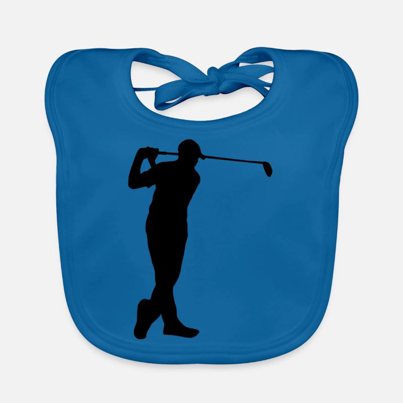 Golf Spieler Baby Bio-Lätzchen