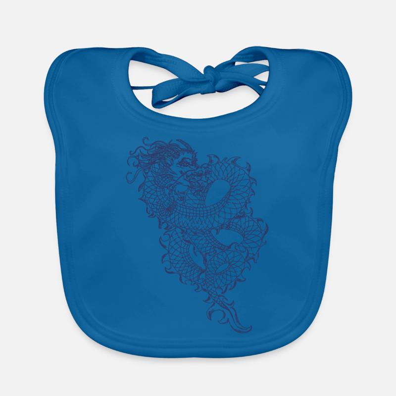 Chinese dragon Organic Baby Bibs