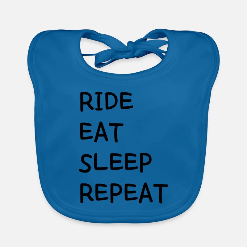 rouler manger dormir répéter Bavoir bio Bébé