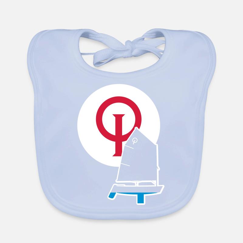 Segelboot Optimist Baby Bio-Lätzchen