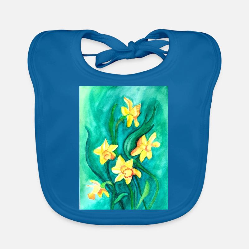 Jonquilles Bavoir bio Bébé