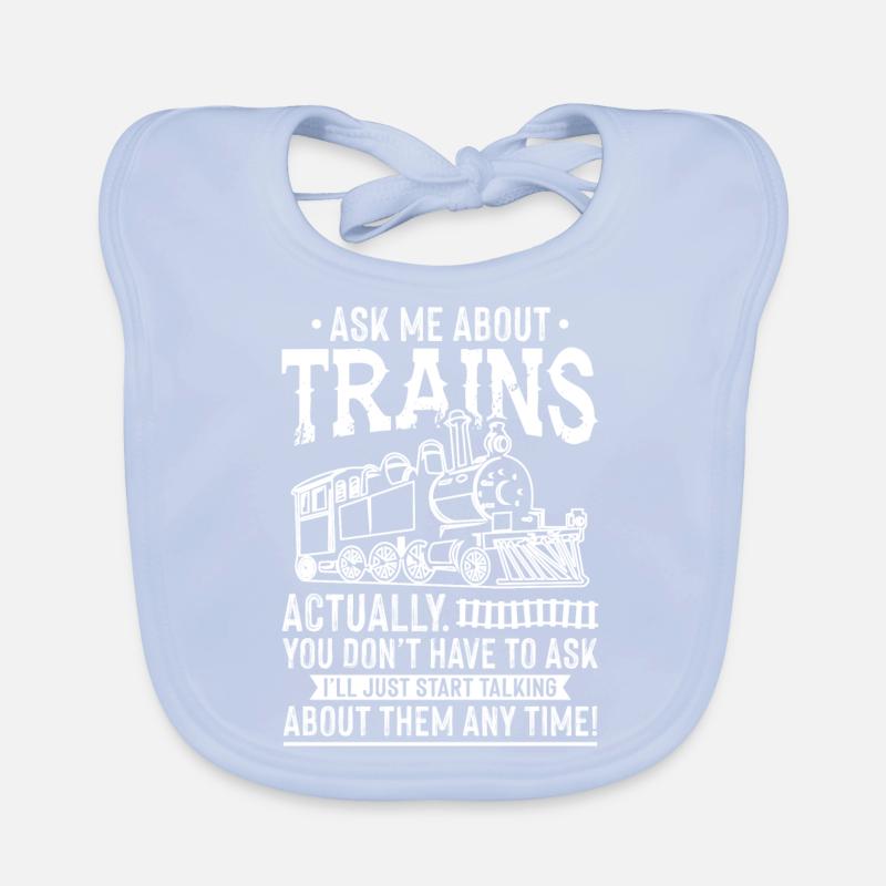 Train Organic Baby Bibs