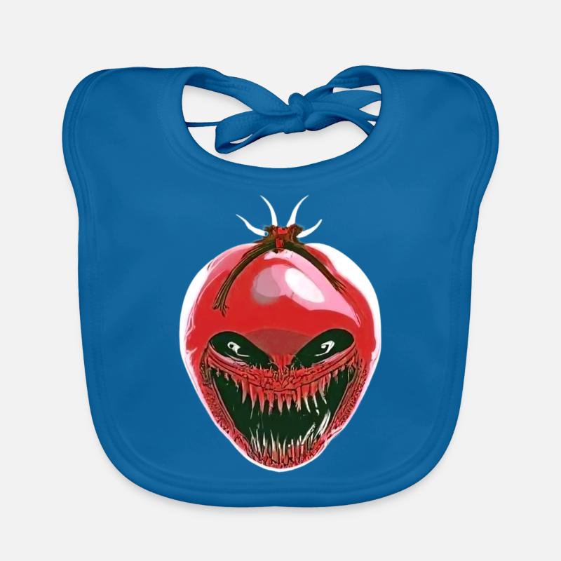 Rote Xenomorph-Tomate Baby Bio-Lätzchen