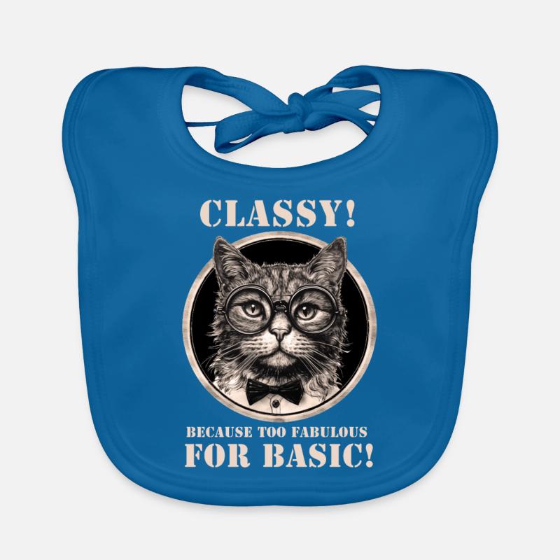 Chat Bavoir bio Bébé