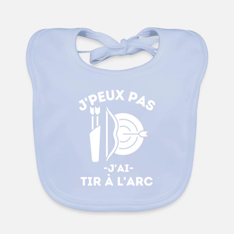 Tir à l arc 1 Bavoir bio Bébé