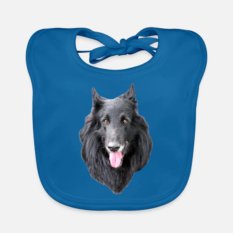 Belgian Shepherd Groenendael Organic Baby Bibs