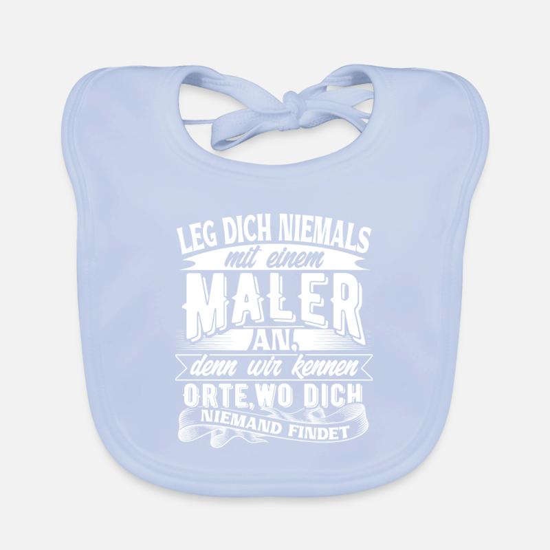 Maler und Lackierer Baby Bio-Lätzchen