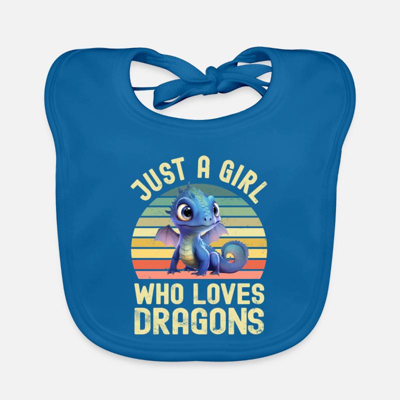 Drache Drachen Baby Bio-Lätzchen