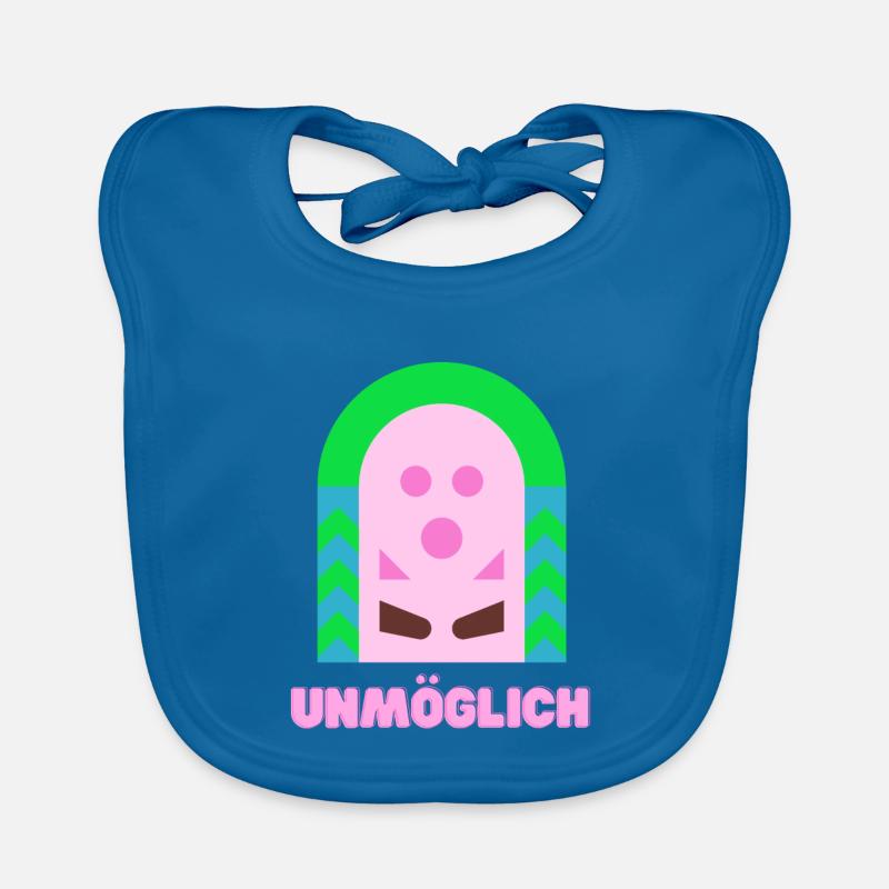 Unmöglich - Baby Bio-Lätzchen - Pfauenblau
