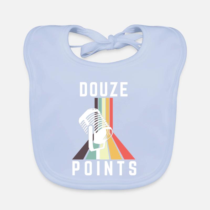 Concours Eurovision de la chanson Douze Points Bavoir bio Bébé