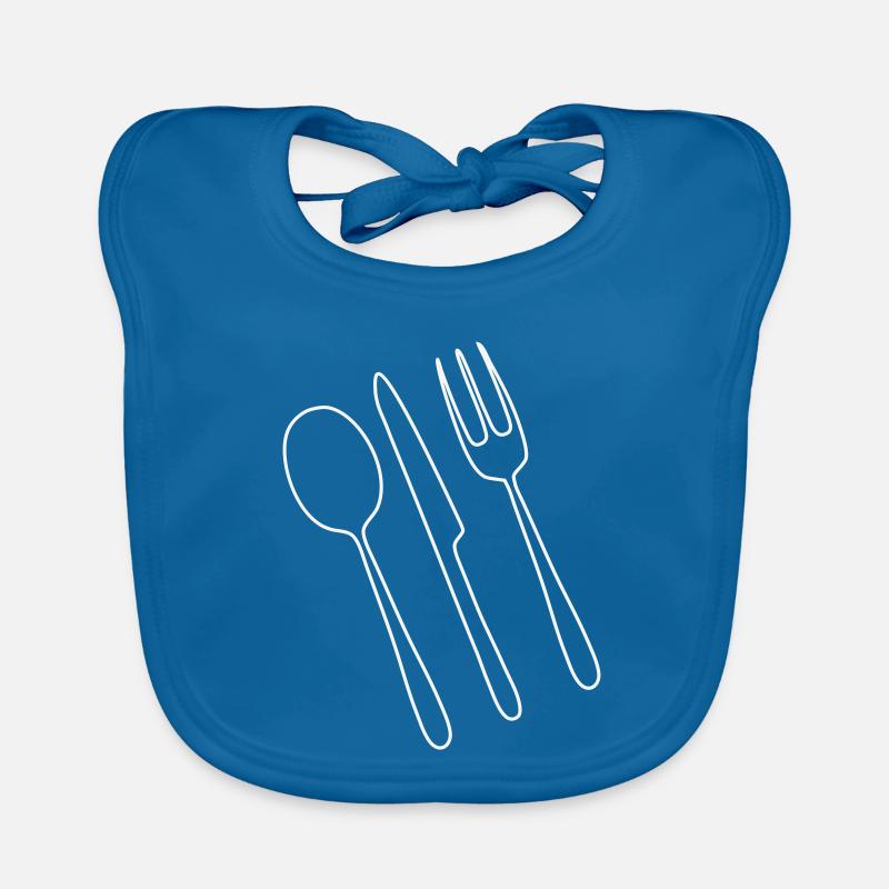Besteck Gabel Löffel Baby Bio-Lätzchen