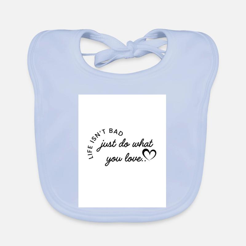 Fais ce que tu aimes Bavoir bio Bébé