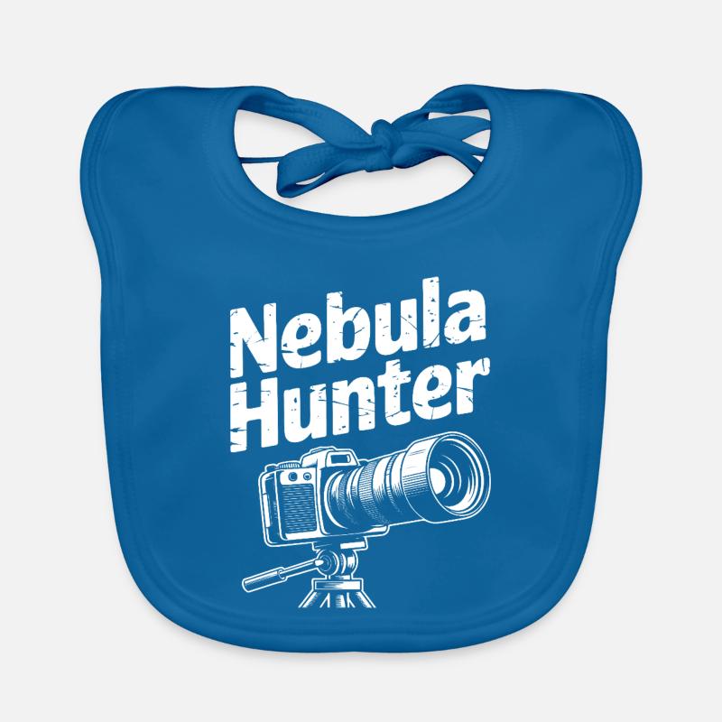 Nebula Hunter Camera Design Organic Baby Bibs