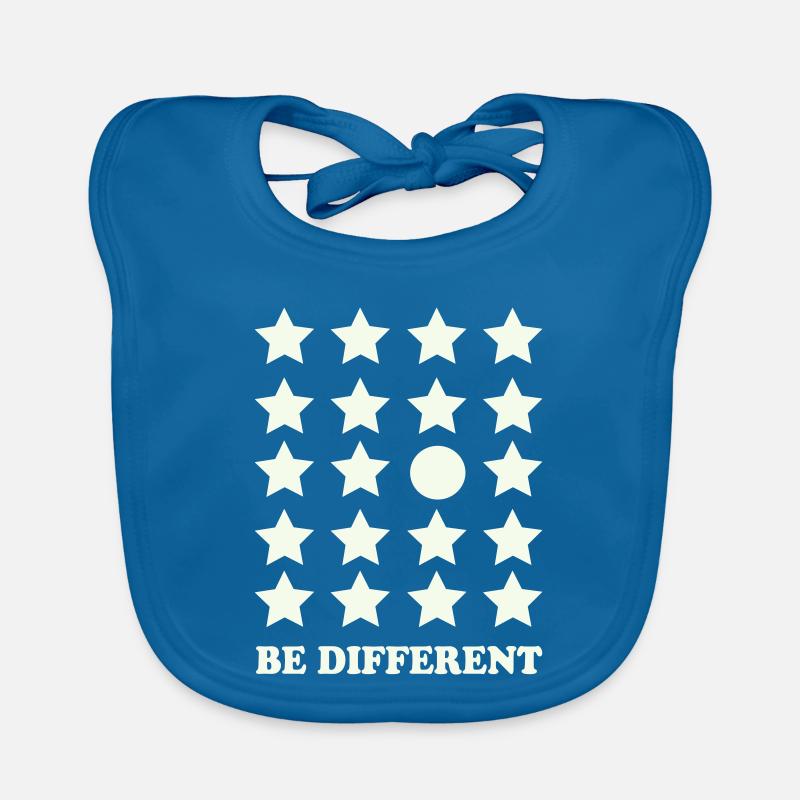 Be Different Sternenraster Kreis Baby Bio-Lätzchen