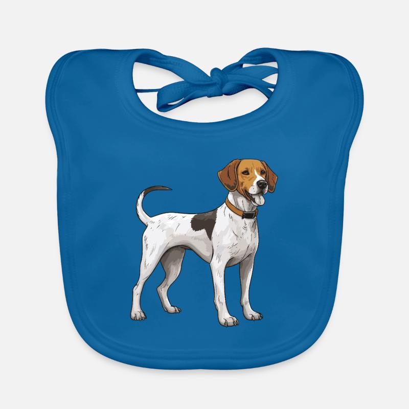 Beagle Hund Baby Bio-Lätzchen
