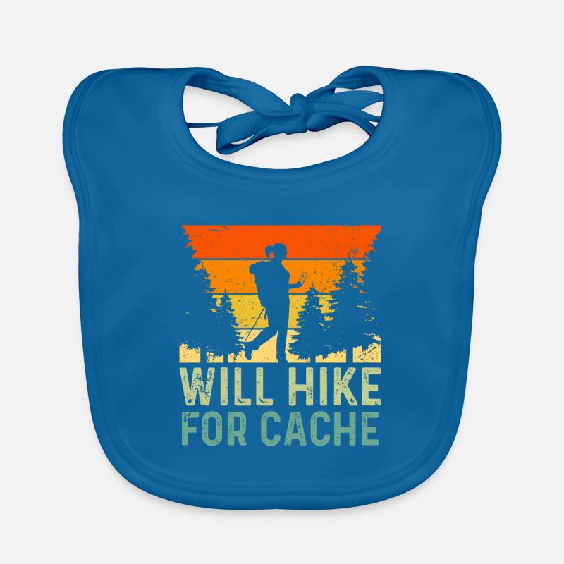 Fera de la randonnée pour le cache Funny Geocaching Bavoir bio Bébé