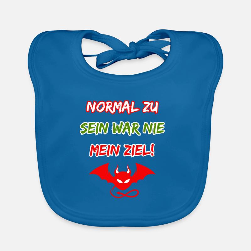 Être normal n’a jamais été mon objectif-Drôle de diable Bavoir bio Bébé
