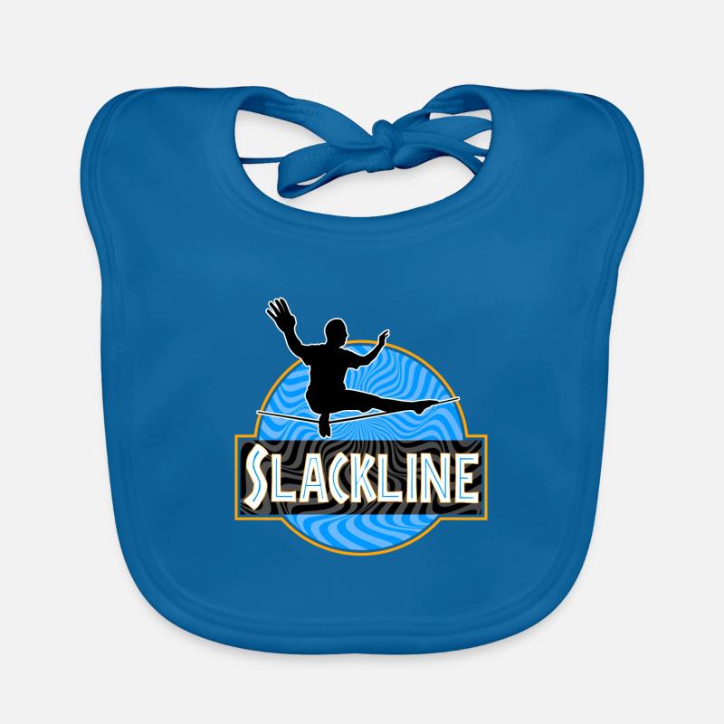 Slackline Slacklining Organic Baby Bibs