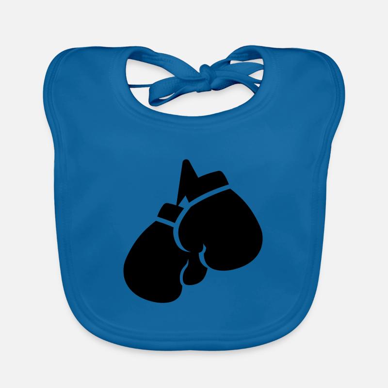 Boxhandschuhe symbol Baby Bio-Lätzchen