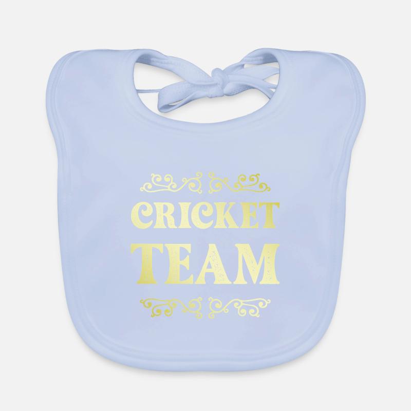 Équipe de cricket Bavoir bio Bébé