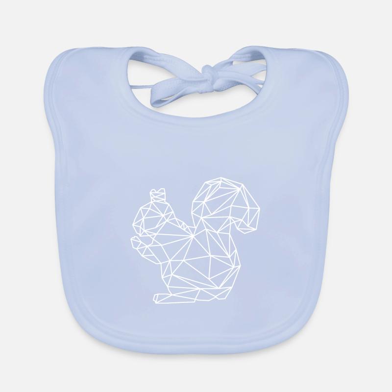 squirrel Organic Baby Bibs